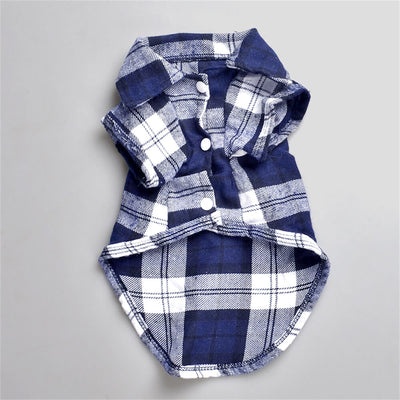 Classic Plaid Dog Shirt - Cozy and Stylish for Every Occasion