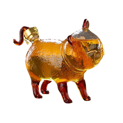 Unique Cat Shaped Designed Decanter - Elegant Whiskey Gift Set for Whisky Connoisseurs