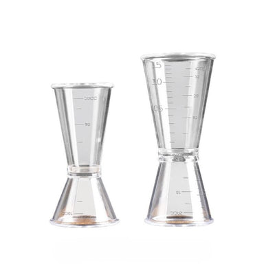Clear Resin Double Cocktail Jigger