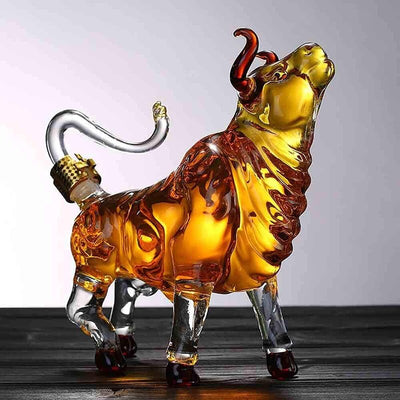 Bull Designed Wine Decanter