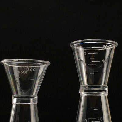 Clear Resin Double Cocktail Jigger