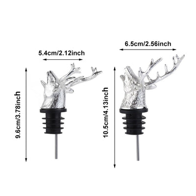 Deer Head Wine Pourers