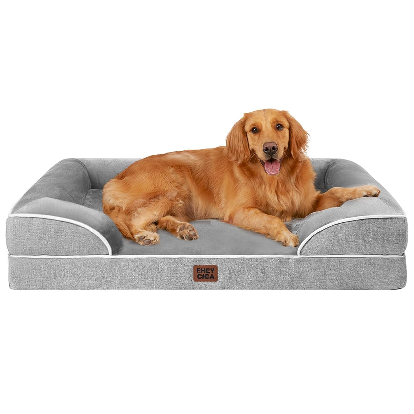 Orthopedic Memory-Foam Dog Sofa Bed for Large Dogs – Waterproof & Washable (M–XL)