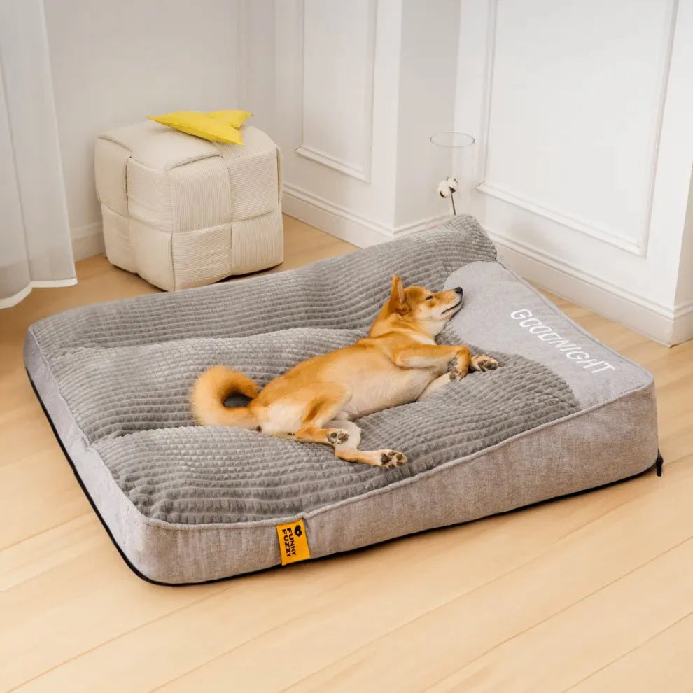 Orthopedic Large Dog Cushion Bed – Spine & Joint Support (XL–3XL)