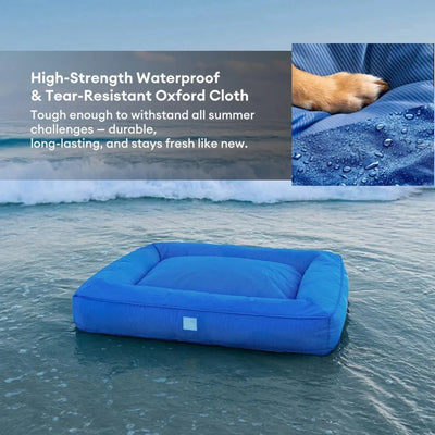 Orthopedic Waterproof Dog Bed for Large Dogs – Anti-Anxiety 360° Bolster, Washable (M–3XL)