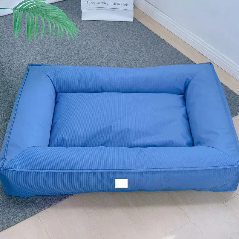 Orthopedic Waterproof Dog Bed for Large Dogs – Anti-Anxiety 360° Bolster, Washable (M–3XL)