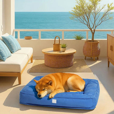 Orthopedic Waterproof Dog Bed for Large Dogs – Anti-Anxiety 360° Bolster, Washable (M–3XL)