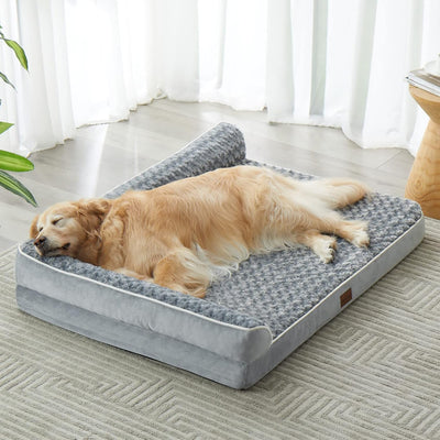 XL Orthopedic Memory Foam Dog Sofa Bed for Large Dogs – Waterproof, Washable Cover