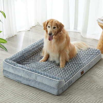 XL Orthopedic Memory Foam Dog Sofa Bed for Large Dogs – Waterproof, Washable Cover