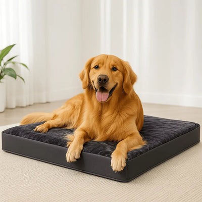 Orthopedic Waterproof Dog Bed Mat for Large Dogs – Dual-Sided, Memory Foam, Washable (XL)
