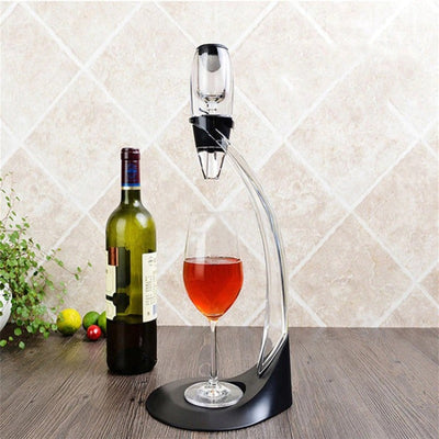 Wine Decanter Pourer With Filter Stand