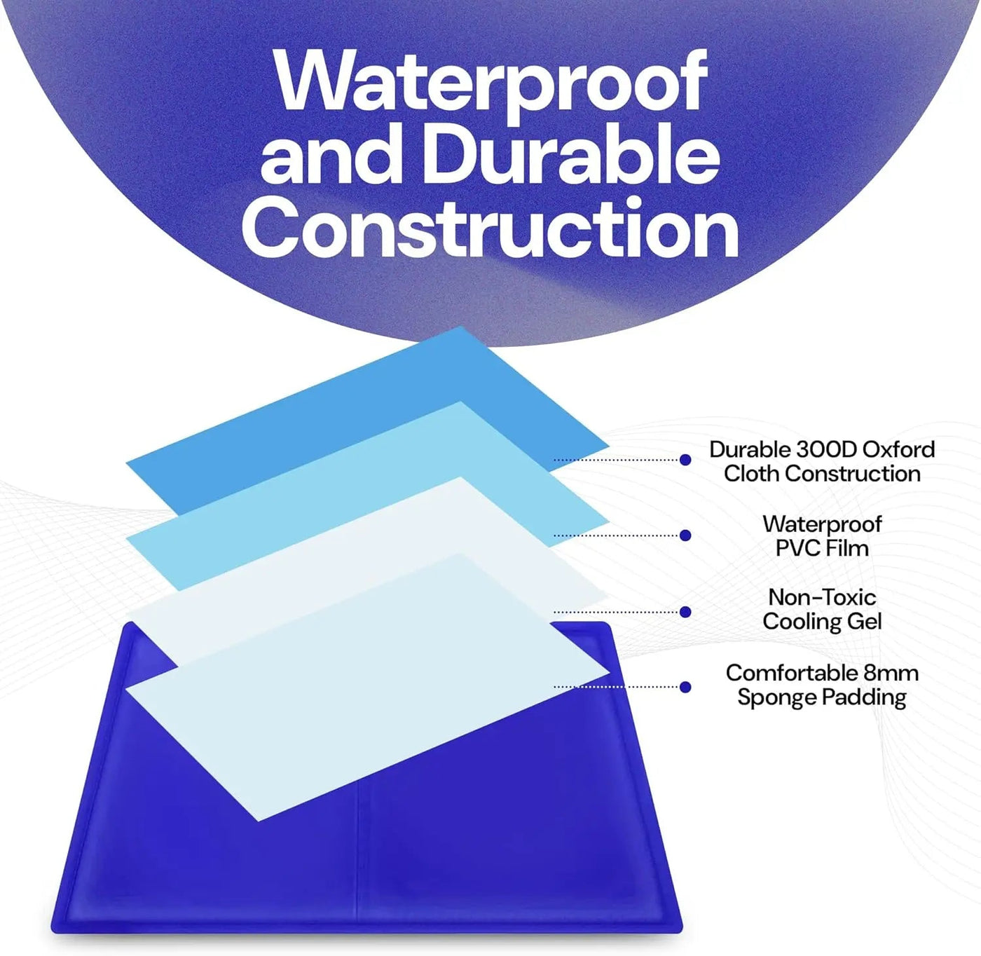 Cooling Dog Mat 64 × 44 cm