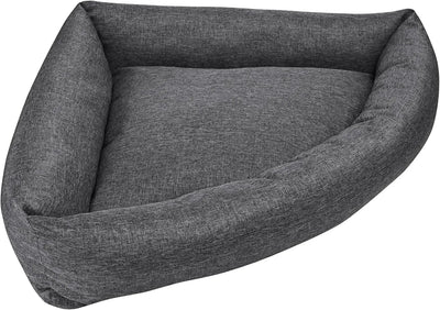 Triangular Corner Dog Bed for Large Dogs – Space-Saving, Washable Cover, Non-Slip