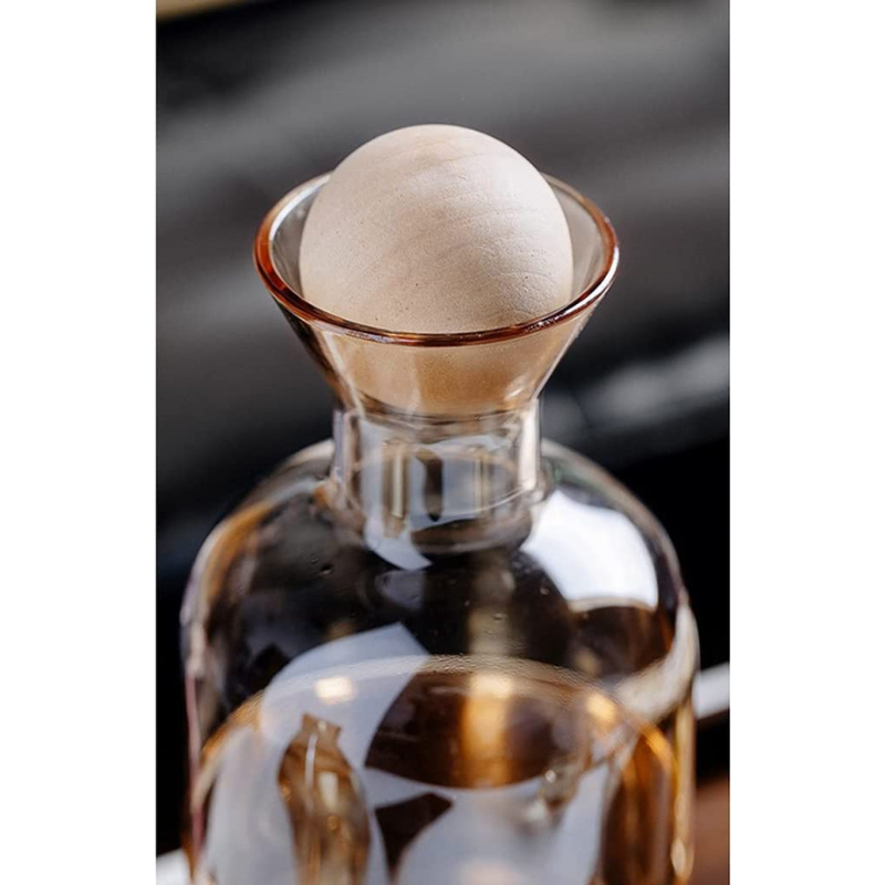 Golden Whiskey & Wine Decanter