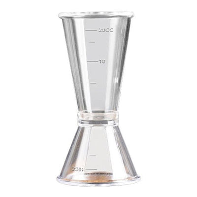 Clear Resin Double Cocktail Jigger