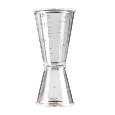 Clear Resin Double Cocktail Jigger