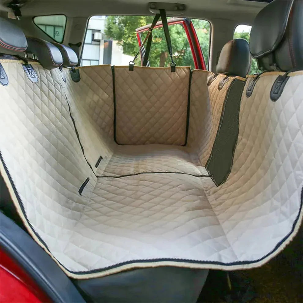 Dog Car Seat Cover & Hammock – Waterproof 6-in-1 Back Seat Protector, Washable