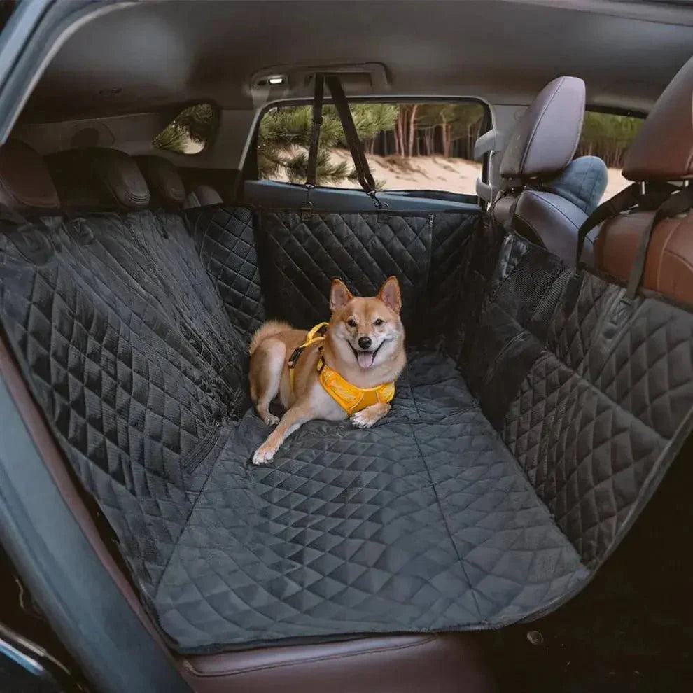 Dog Car Seat Cover & Hammock – Waterproof 6-in-1 Back Seat Protector, Washable