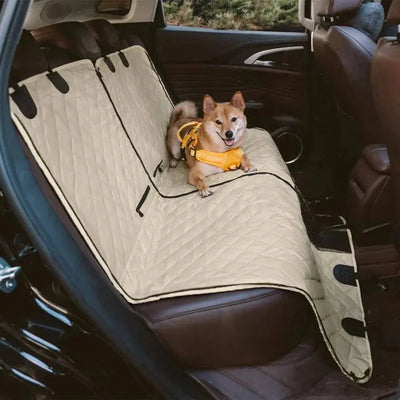 Dog Car Seat Cover & Hammock – Waterproof 6-in-1 Back Seat Protector, Washable