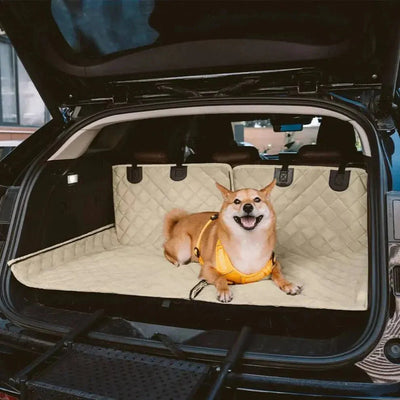 Dog Car Seat Cover & Hammock – Waterproof 6-in-1 Back Seat Protector, Washable