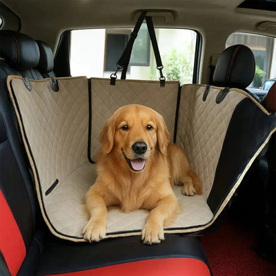 Dog Car Seat Cover & Hammock – Waterproof 6-in-1 Back Seat Protector, Washable