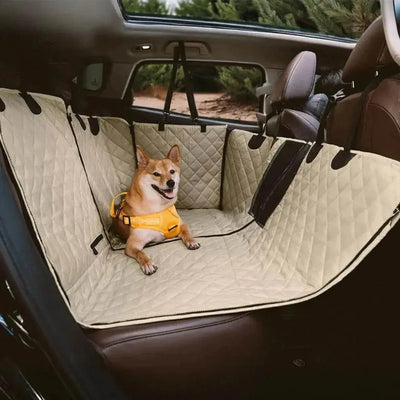 Dog Car Seat Cover & Hammock – Waterproof 6-in-1 Back Seat Protector, Washable