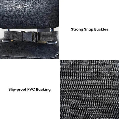 Dog Car Seat Cover & Hammock – Waterproof 6-in-1 Back Seat Protector, Washable